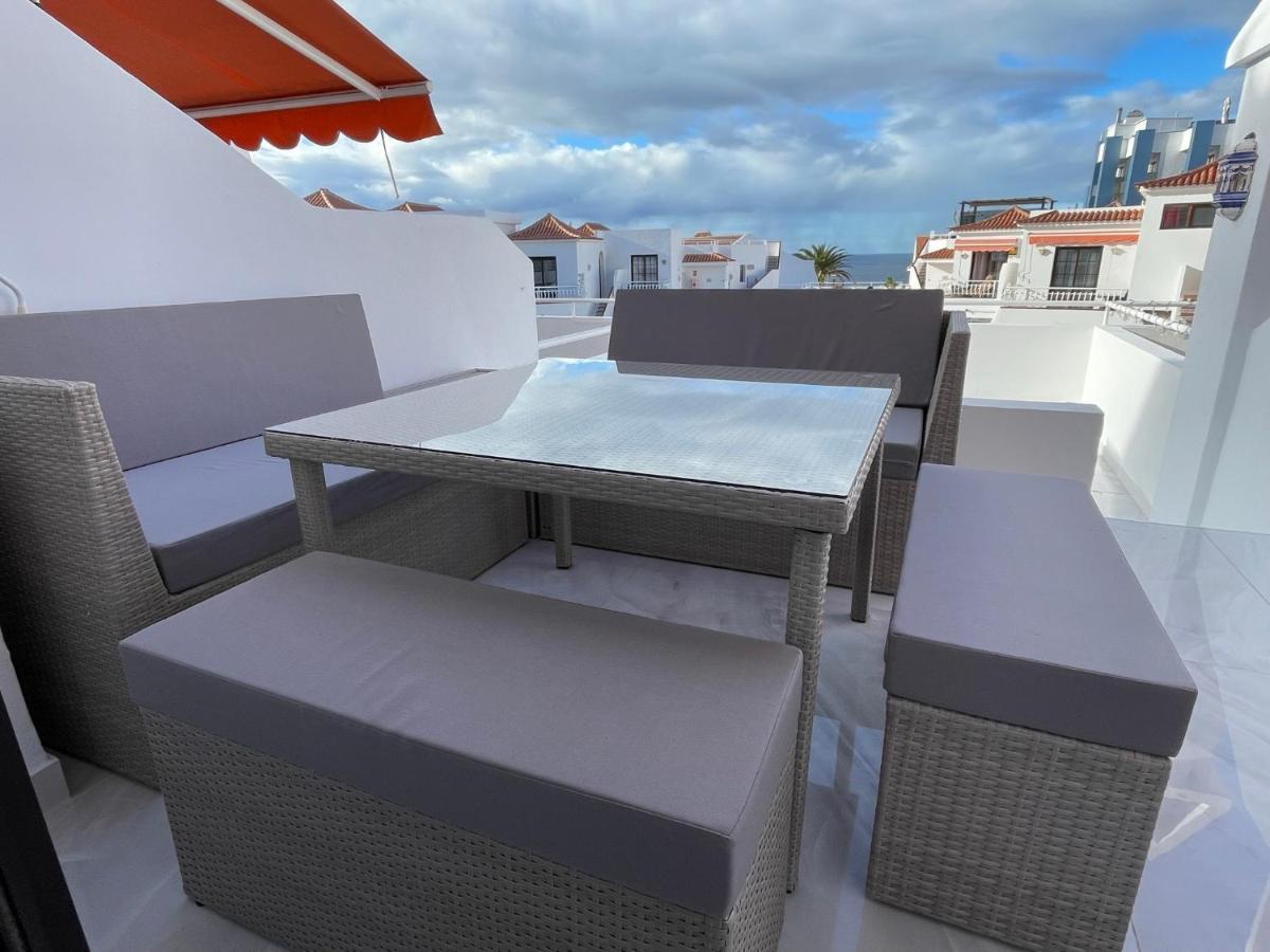 Luxury Diamond - Ocean View, Big Terraces, Air Con, Wifi Apartment Los Cristianos  Exterior photo