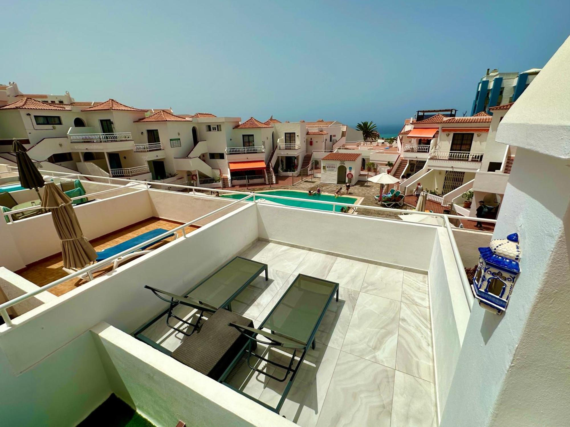Luxury Diamond - Ocean View, Big Terraces, Air Con, Wifi Apartment Los Cristianos  Exterior photo